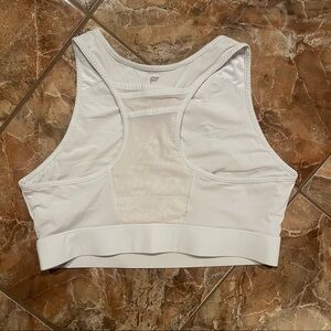 Fabletics White Trinity High Impact Sports Bra